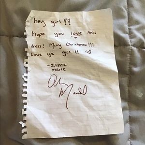 ALISHA MARIE SIGNED PAPER